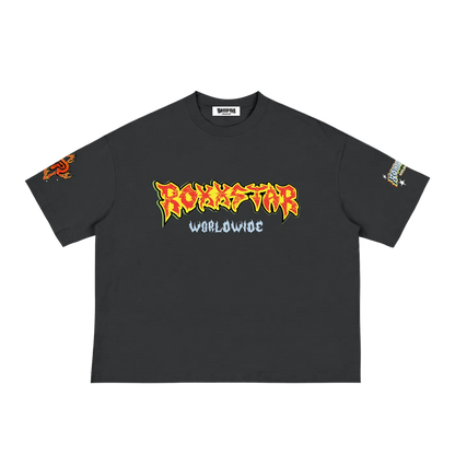 ROXXSTAR Classic Boxy Tee - NOIR (Unisex)
