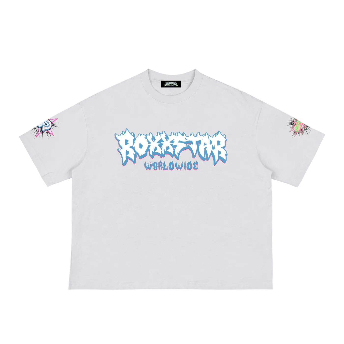 ROXXSTAR Classic Boxy Tee - WHITE (Unisex)