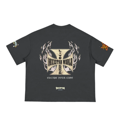 ROXXSTAR Classic Boxy Tee - NOIR (Unisex)