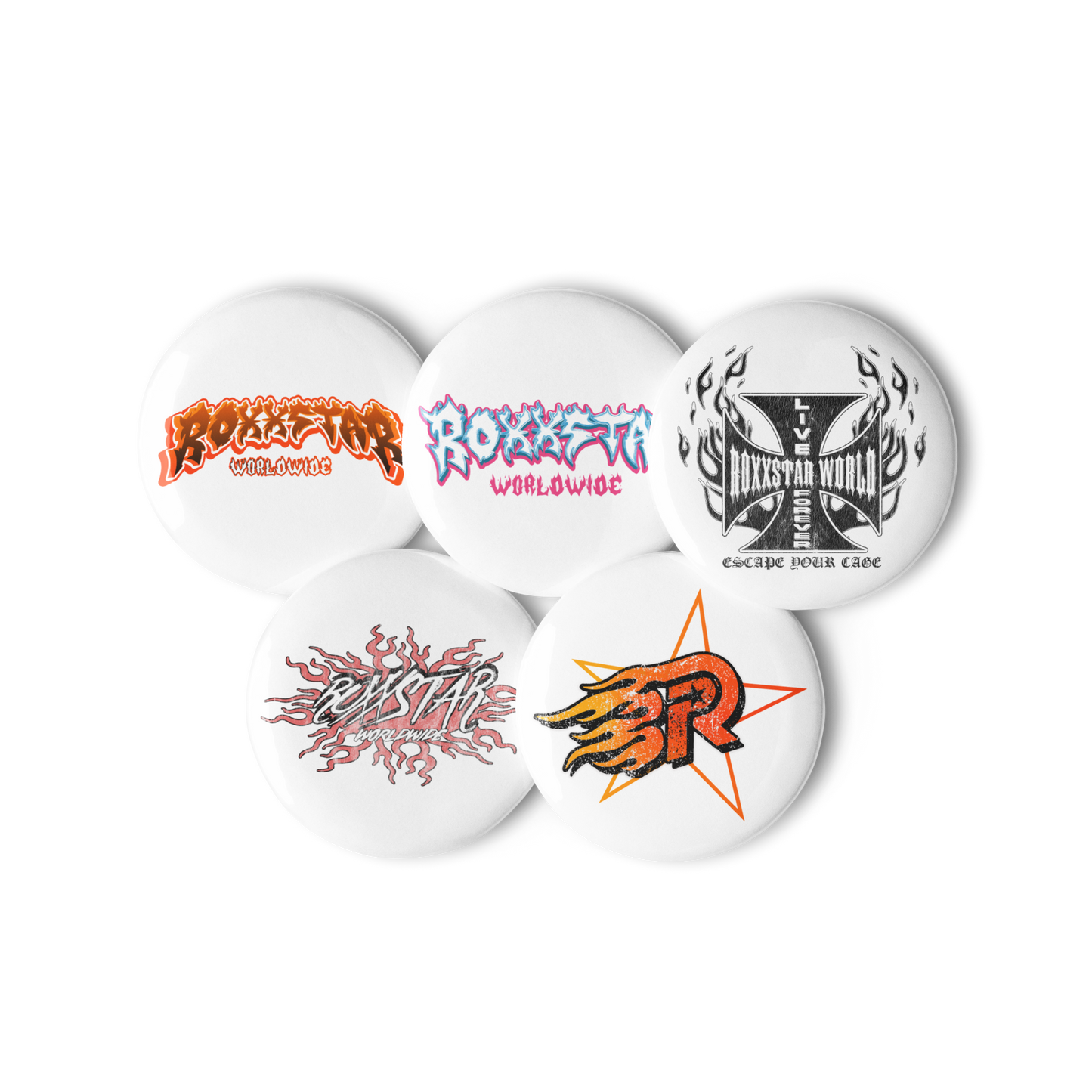 ROXXSTAR Pin Buttons